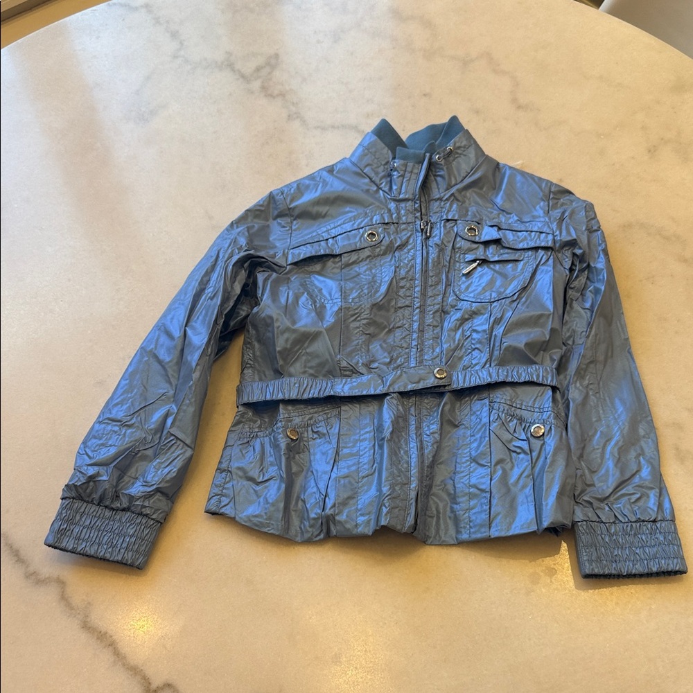 Geox Shiny Blue Kids Raincoat